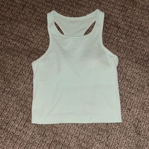 cropped lululemon ribbed tank
